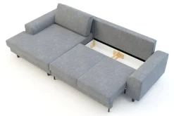 Comfort Line Narożnik rozkładany szary HARISON lewy