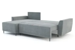 Narożniki| Narożnik rozkładany szary HEBE