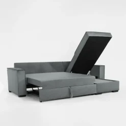 Narożniki|Exline Narożnik rozkładany szary LORMONT