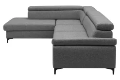 Softi Narożnik rozkładany szary LONIGO prawy