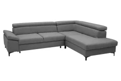 Softi Narożnik rozkładany szary LONIGO lewy