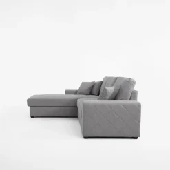 Narożniki|Exline Narożnik rozkładany szary MONDO BIS lewy