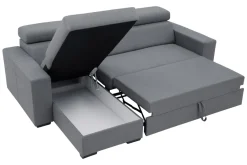 Exline Narożnik rozkładany szary MATRIX