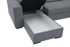 Exline Narożnik rozkładany szary MATRIX