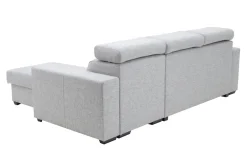 Exline Narożnik rozkładany szary melanż MATRIX