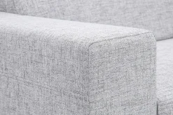 Exline Narożnik rozkładany szary melanż MATRIX