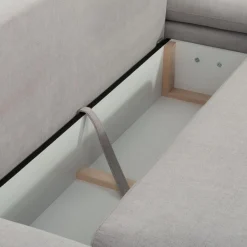 Narożniki|New Form Narożnik rozkładany szary OZZY U lewy