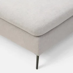 New Form Narożnik rozkładany szary OZZY U prawy