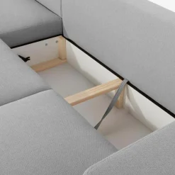 Narożniki|inny Narożnik rozkładany szary PERA lewy