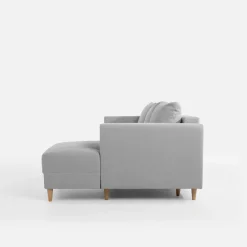 inny Narożnik rozkładany szary PERA prawy