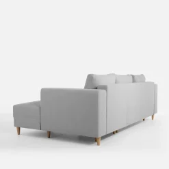 inny Narożnik rozkładany szary PERA prawy