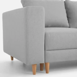 inny Narożnik rozkładany szary PERA prawy