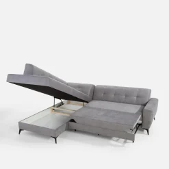 inny Narożnik rozkładany szary STORN lewy