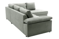 Narożniki| Narożnik rozkładany szary SELENA prawy