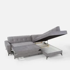 Narożniki|inny Narożnik rozkładany szary STORN prawy