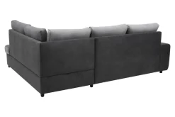 Softi Narożnik rozkładany szary TOFFI lewy