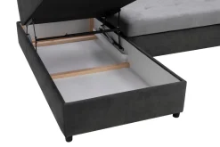 Softi Narożnik rozkładany szary TOFFI prawy