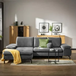 New Form Narożnik rozkładany szary VESPA lewy