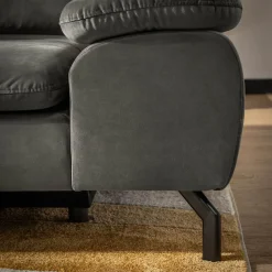 New Form Narożnik rozkładany szary VESPA lewy