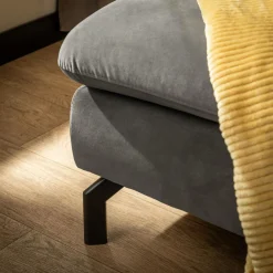 New Form Narożnik rozkładany szary VESPA lewy