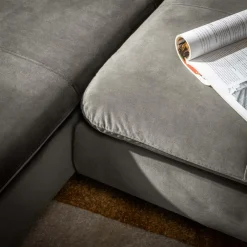 New Form Narożnik rozkładany szary VESPA lewy