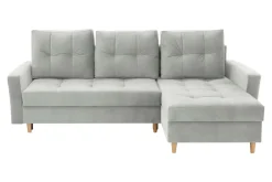 Exline Narożnik rozkładany szary ZOYA