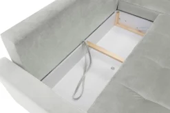 Exline Narożnik rozkładany szary ZOYA