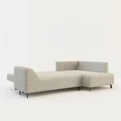 Narożniki|FN Design Narożnik rozkładany taupe ASOLO prawy