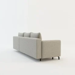 Narożniki|FN Design Narożnik rozkładany taupe ASOLO prawy