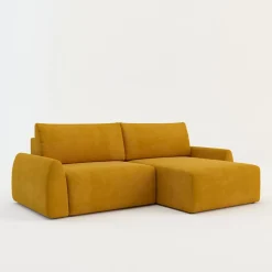 Softi Narożnik rozkładany żółty FEDE