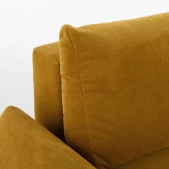 Softi Narożnik rozkładany żółty FEDE