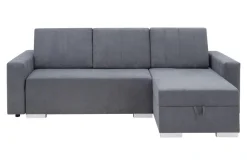 Narożnik rozkładany z 2 pojemnikami szary ALBI