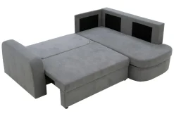 Fresh Narożnik rozkładany z 2 pojemnikami NESSI prawy