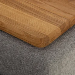 Narożniki|Inspire Narożnik rozkładany z funkcją relaks szary VESTA lewy