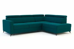 Narożniki| Narożnik rozkładany z podnoszonymi zagówkami VERO prawy