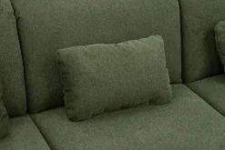 Narożniki|INFINI Narożnik rozkładany z poduszkami oliwkowy ALTA prawy