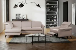 Narożniki|Trend Line Narożnik rozkładany z regulowanymi zagłówkami BARI lewy