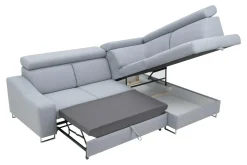 Narożniki|Softi Narożnik rozkładany z regulowanymi zagłówkami BRICO lewy