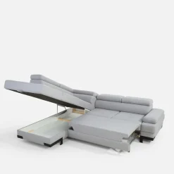 Werdomo Narożnik rozkładany z regulowanymi zagłówkami EMPORIO L II lewy