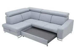 Softi Narożnik rozkładany z regulowanymi zagłówkami BRICO prawy