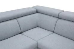 Softi Narożnik rozkładany z regulowanymi zagłówkami BRICO prawy