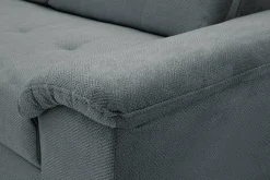 Narożniki|Exline Narożnik rozkładany z regulowanymi zagłówkami szary PEORIA L lewy