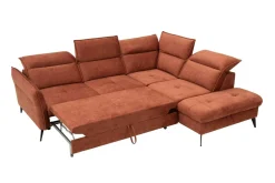 Narożniki|Werdomo Narożnik rozkładany z ruchomymi zagłówkami APULLA prawy