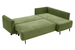 FN Design Narożnik rozkładany zielony LUKA prawy