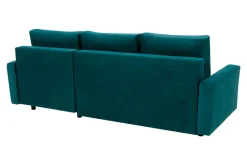 Narożniki|Exline Narożnik rozkładany zielony ZOYA