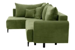 FN Design Narożnik rozkładany zielony LUKA lewy