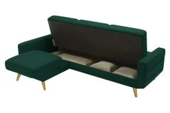 Narożniki|Impresti Narożnik rozkładany zielony BODO lewy