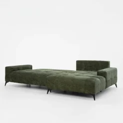 Narożniki|Instilo Narożnik rozkładany zielony MAURO lewy