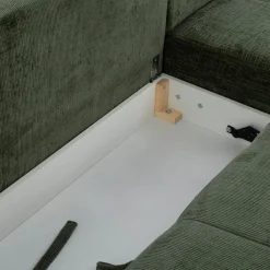 Narożniki|Instilo Narożnik rozkładany zielony MAURO lewy