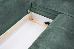 Narożniki|Instilo Narożnik rozkładany zielony VIGO lewy